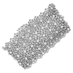 LB Exclusive 18K White Gold 5.50 Ct Diamond Bracelet