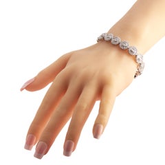 LB Exclusive Bracelet en or blanc 18K avec 7,30ct de diamants