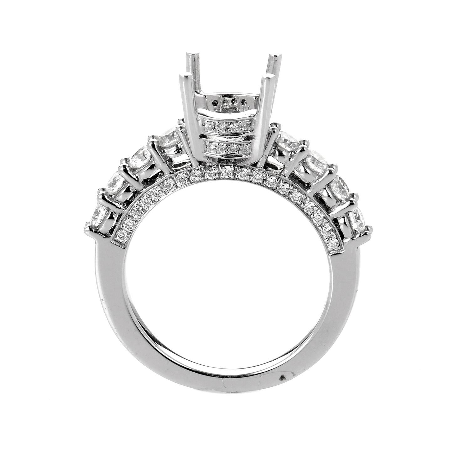 A high quality line of micro-pave diamond fashion and bridal jewelry,  offers a stylish designer look with a timeless, classic edge. Stunningly elegant,  brand jewelry encrusts sparkling white diamonds on various colors of 18K gold or platinum. 18K