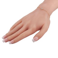 LB Exklusive Armband aus 18 Karat Gelbgold mit 0,25 Karat Diamanten