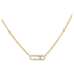 LB Exclusive 18K Yellow Gold 0.25ct Diamond Necklace
