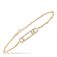 LB Exclusive 18K Yellow Gold 0.35ct Diamond Bracelet