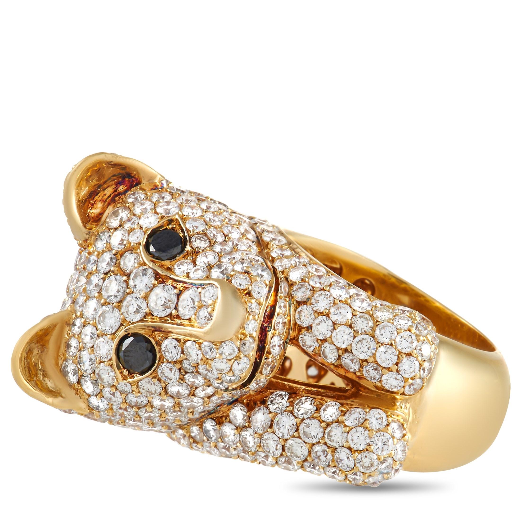 panther gold ring
