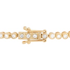 LB Exclusive 18K Yellow Gold 2.05 Ct Diamond Evil Eye Bracelet