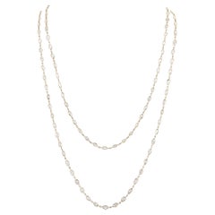 LB Exclusive 18K Yellow Gold 29.67 Ct Diamond Long Necklace