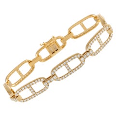 LB Exclusive 18K Yellow Gold 3.52 ct Diamond Bracelet