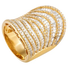 LB Exclusive 18K Yellow Gold 3.85 ct Diamond Ring