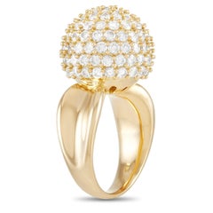 LB Exclusive 18k Yellow Gold 4.50ct Diamond Ring