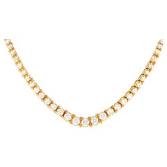 LB Exclusive 18k Yellow Gold 5.0 Carat Diamond Necklace