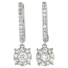 LB Exclusive 18K Weißgold 0,53ct Diamant-Tropfen-Ohrringe