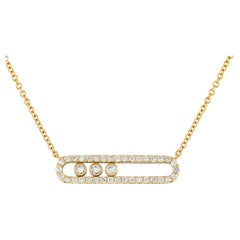 LB Exclusive 18K Gelbgold 0,70ct Slide Diamant-Halskette