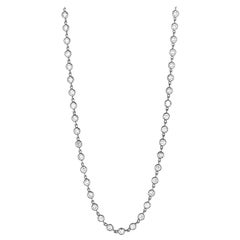 LB Exclusive Diamond White Gold Sautoir Necklace