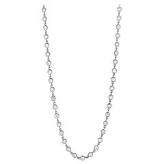 LB Exclusive Diamond White Gold Sautoir Necklace