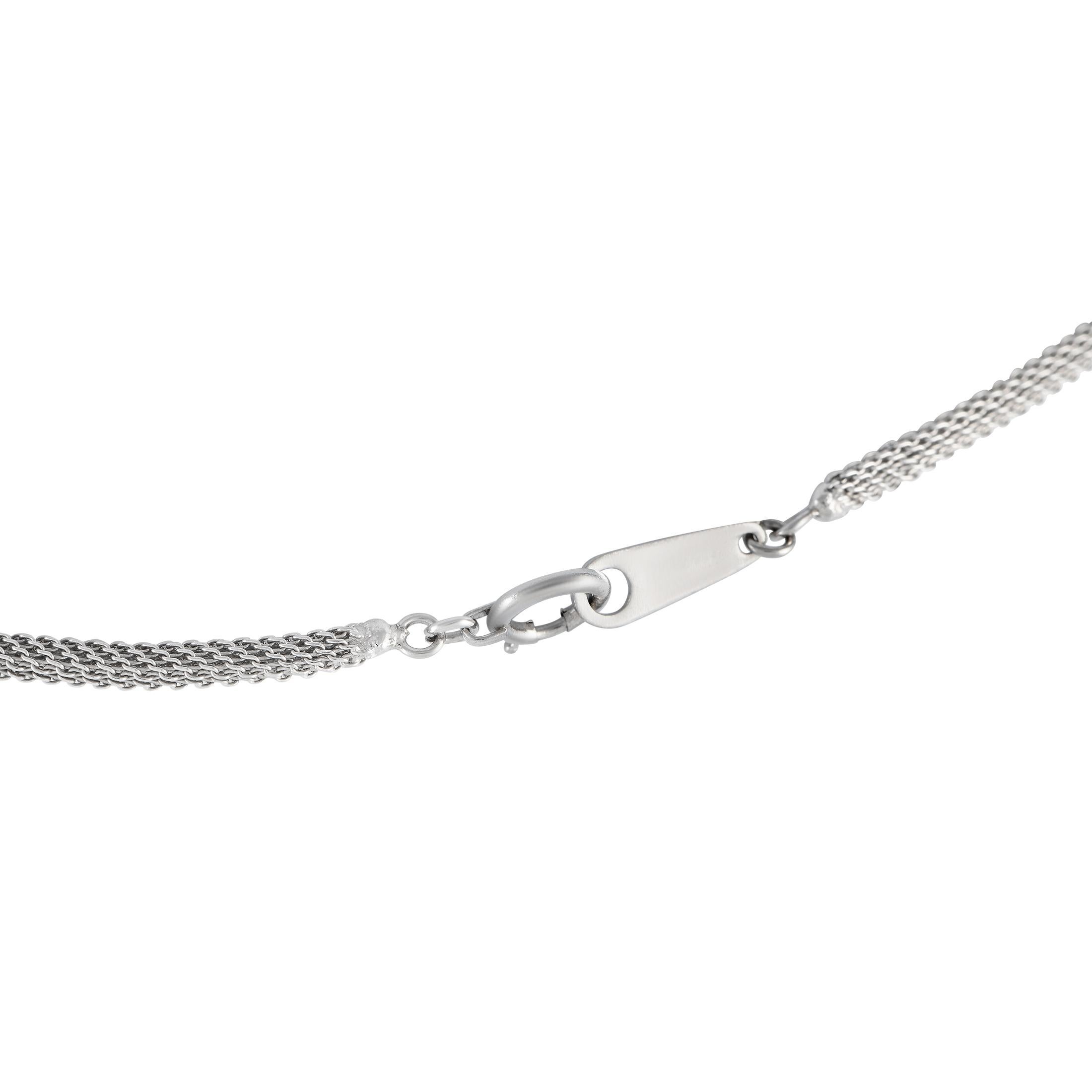 platinum lariat necklace