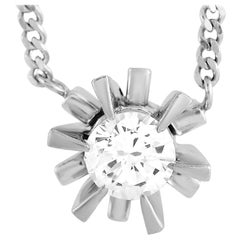 LB Exclusive Platinum 0.43 Carat Diamond Necklace