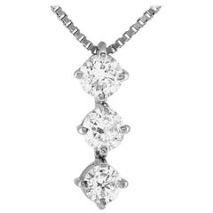 LB Exclusive Platinum 0.50 Carat Diamond Necklace