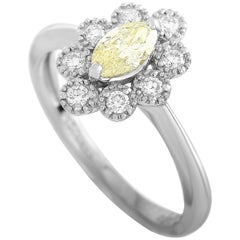 LB Exclusive Platinum 0.54 Carat Diamond Ring