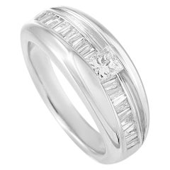LB Exclusive Platinum 0.70 Carat Diamond Ring