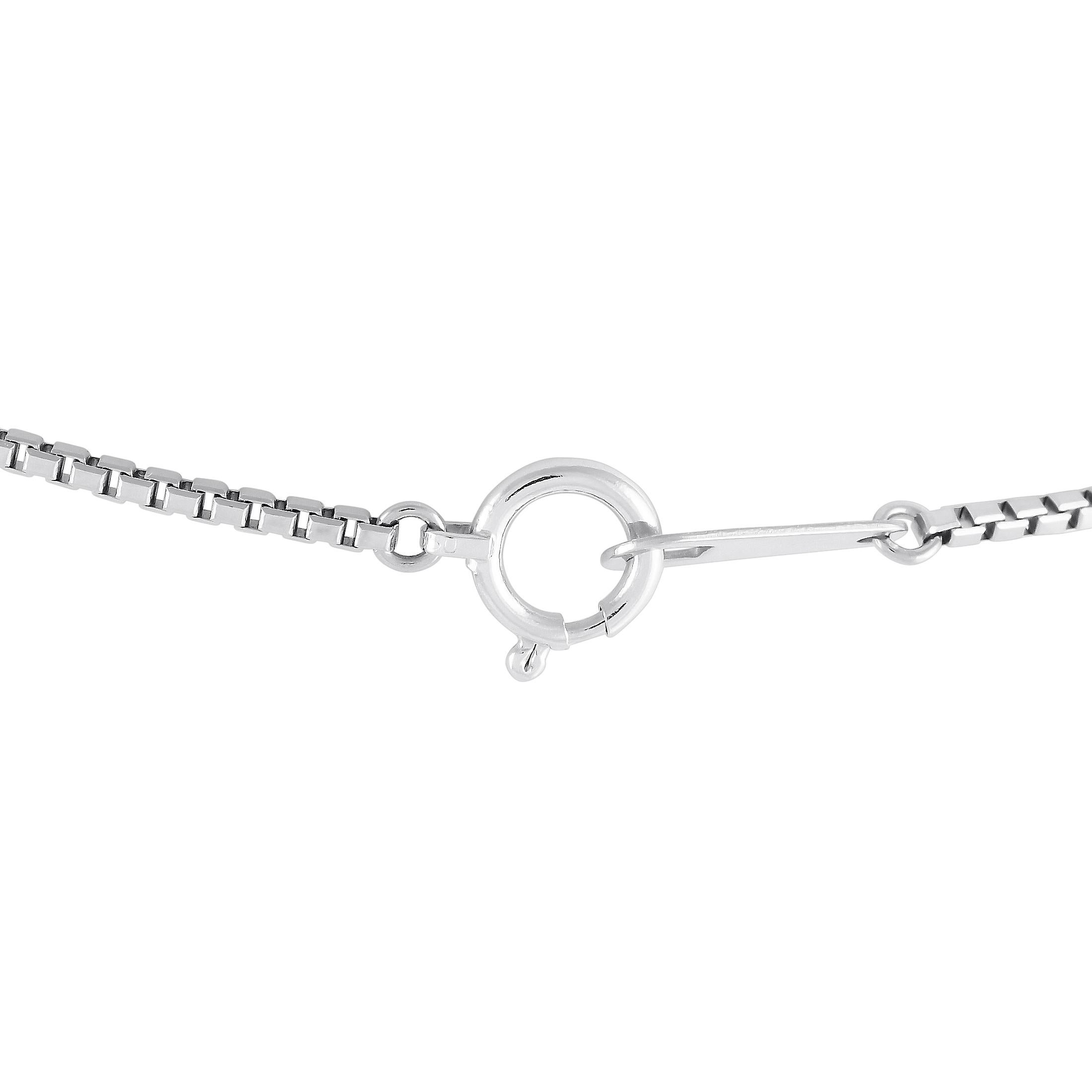 Round Cut LB Exclusive Platinum 0.70ct Diamond Pendant Necklace MF15-100523