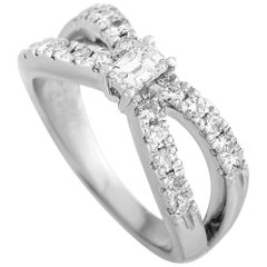 LB Exclusive Platinum 0.78 Carat Diamond Ring