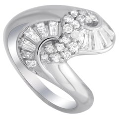 LB Exclusive Platinum 0.81 ct Diamond Ring