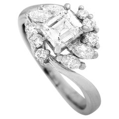 LB Exclusive Platinum 1.04 Carat Diamond Ring