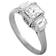 LB Exclusive Platinum 1.43 Carat Diamond Ring
