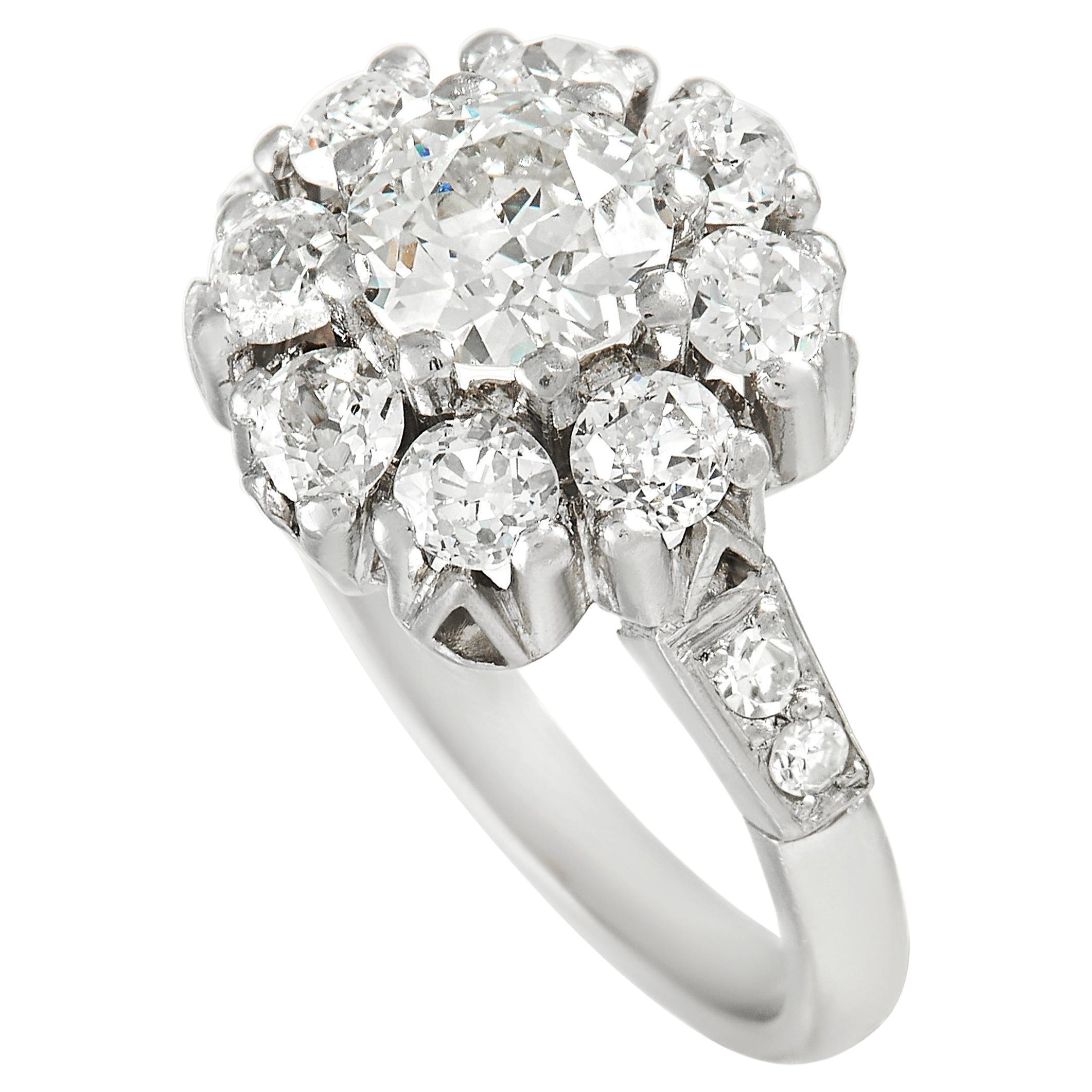 LB Exclusive Platinum 1.62 ct Diamond Ring