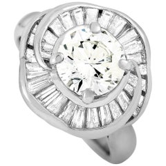LB Exclusive Platinum 2.73 Carat Diamond Ring
