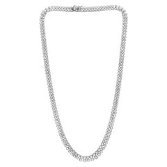 LB Exclusive Platinum 5.08 Carat Diamond Necklace