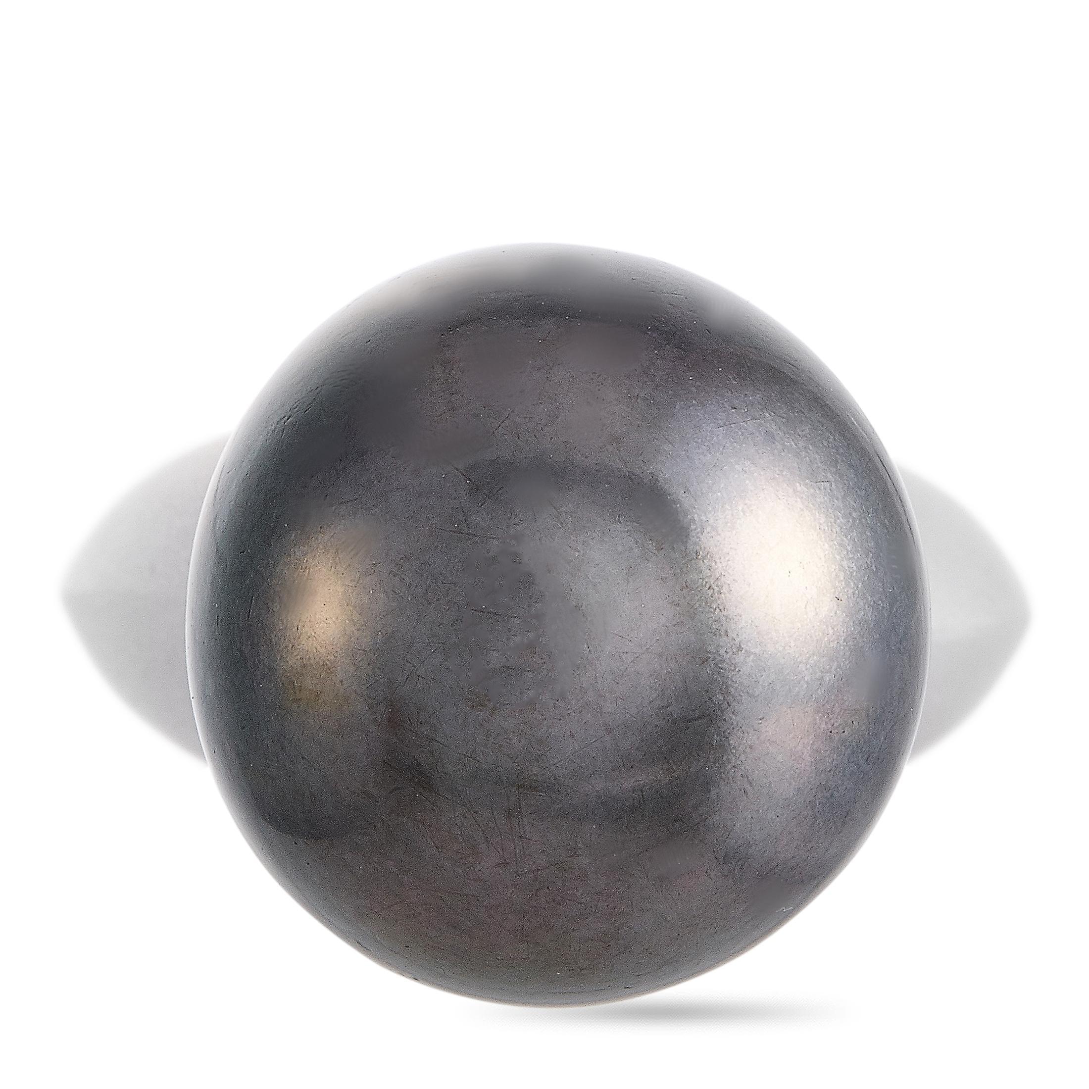 LB Exclusive Platinum and Tahitian Pearl Ring 1