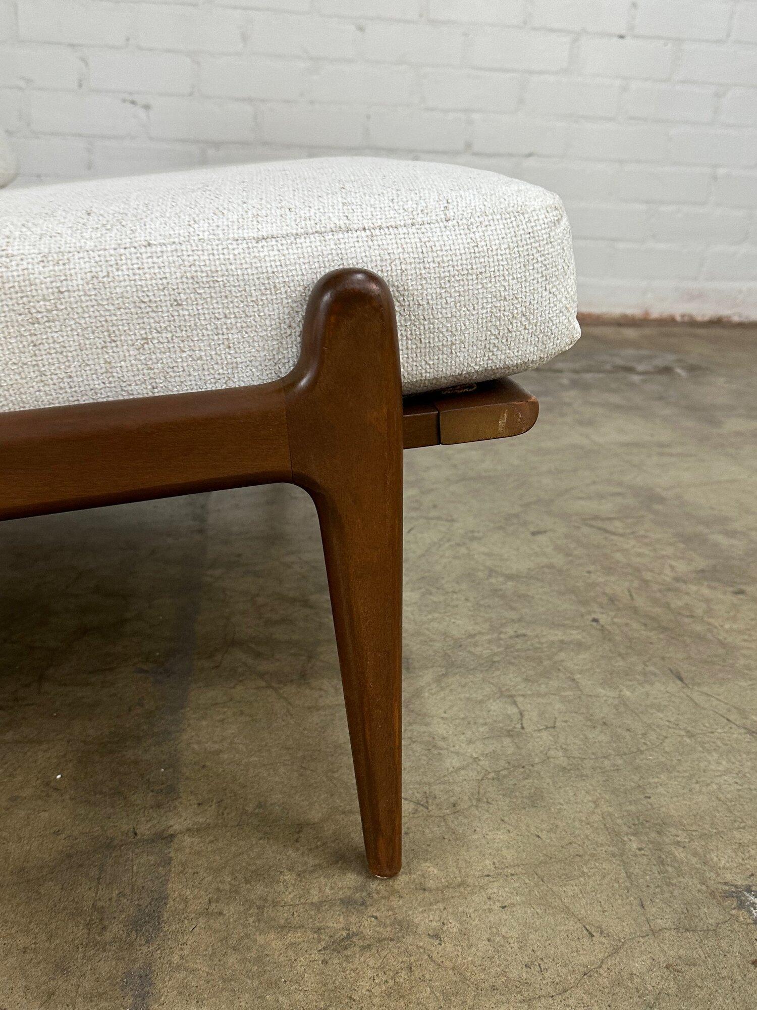 Lb Kofod Larsen Armless Love Seat for Selig 1