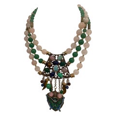 LB offers Cleopatra style OOAK handmade Necklace