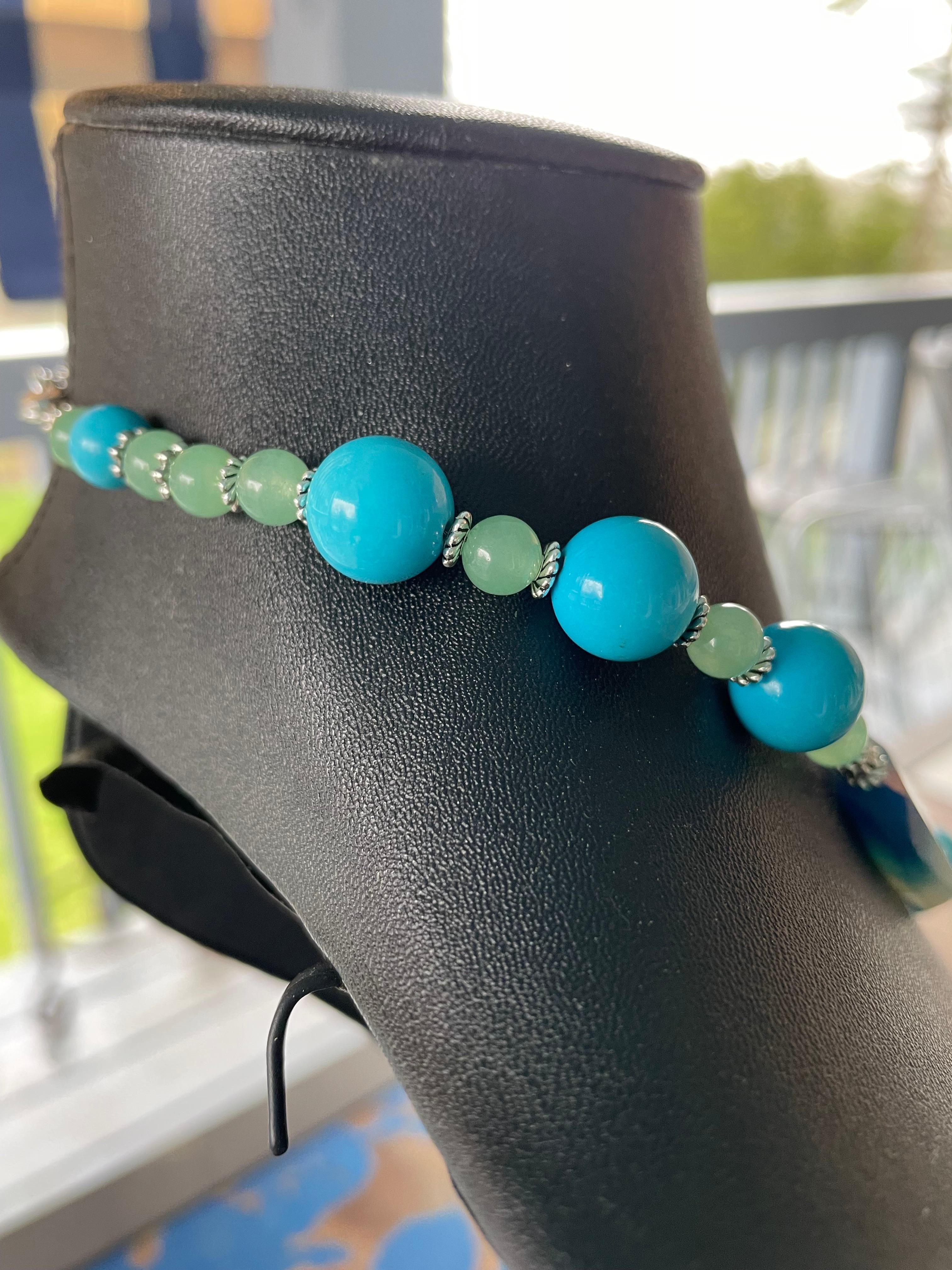 LB offers multi colored carved Chinese Jade pendant necklace glass agates silver In Good Condition For Sale In Pittsburgh, PA