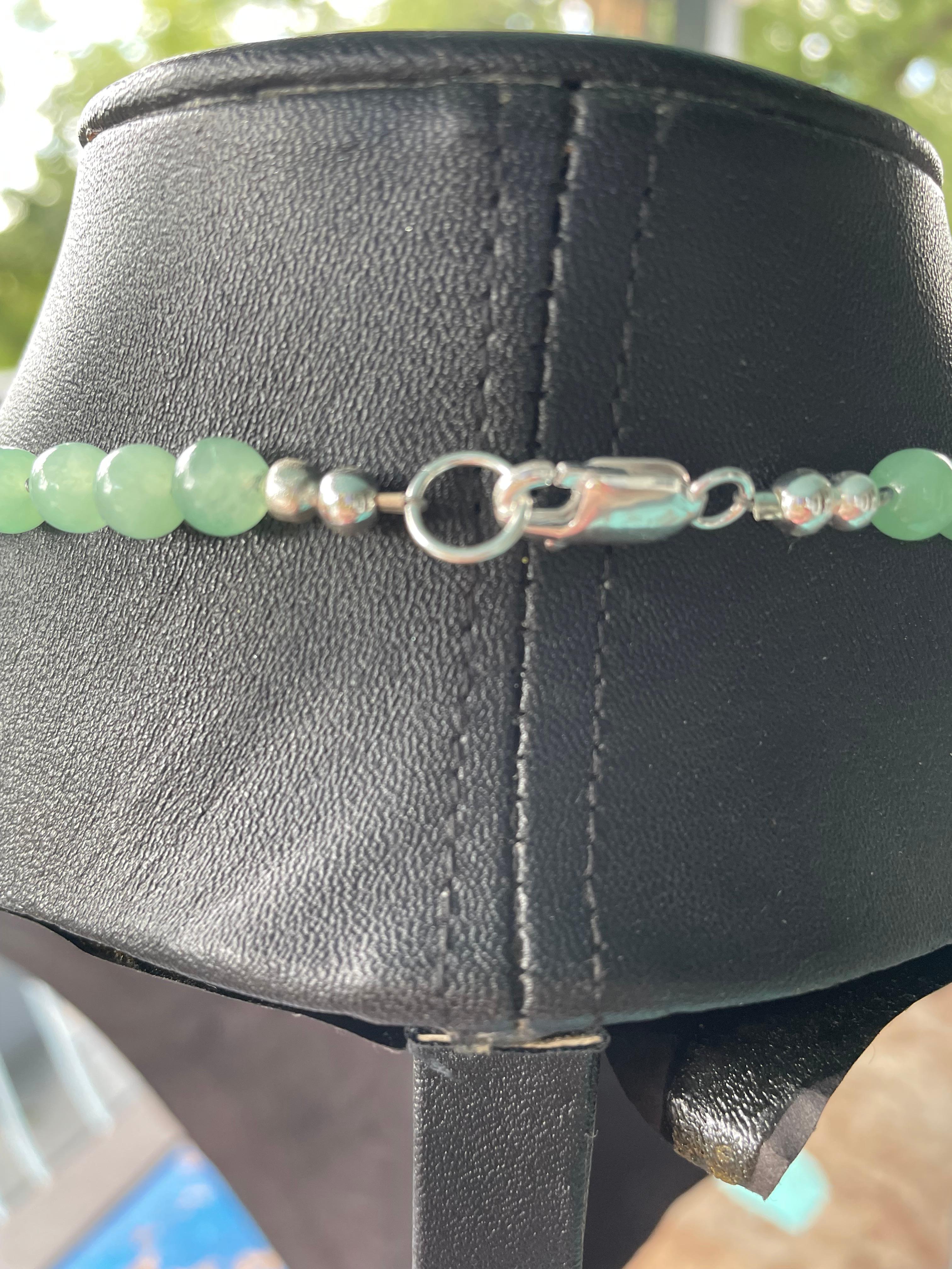 LB bietet Vintage Chinese Jade Sterling Emaille Brosche venezianischen Achaten Halskette im Angebot 5