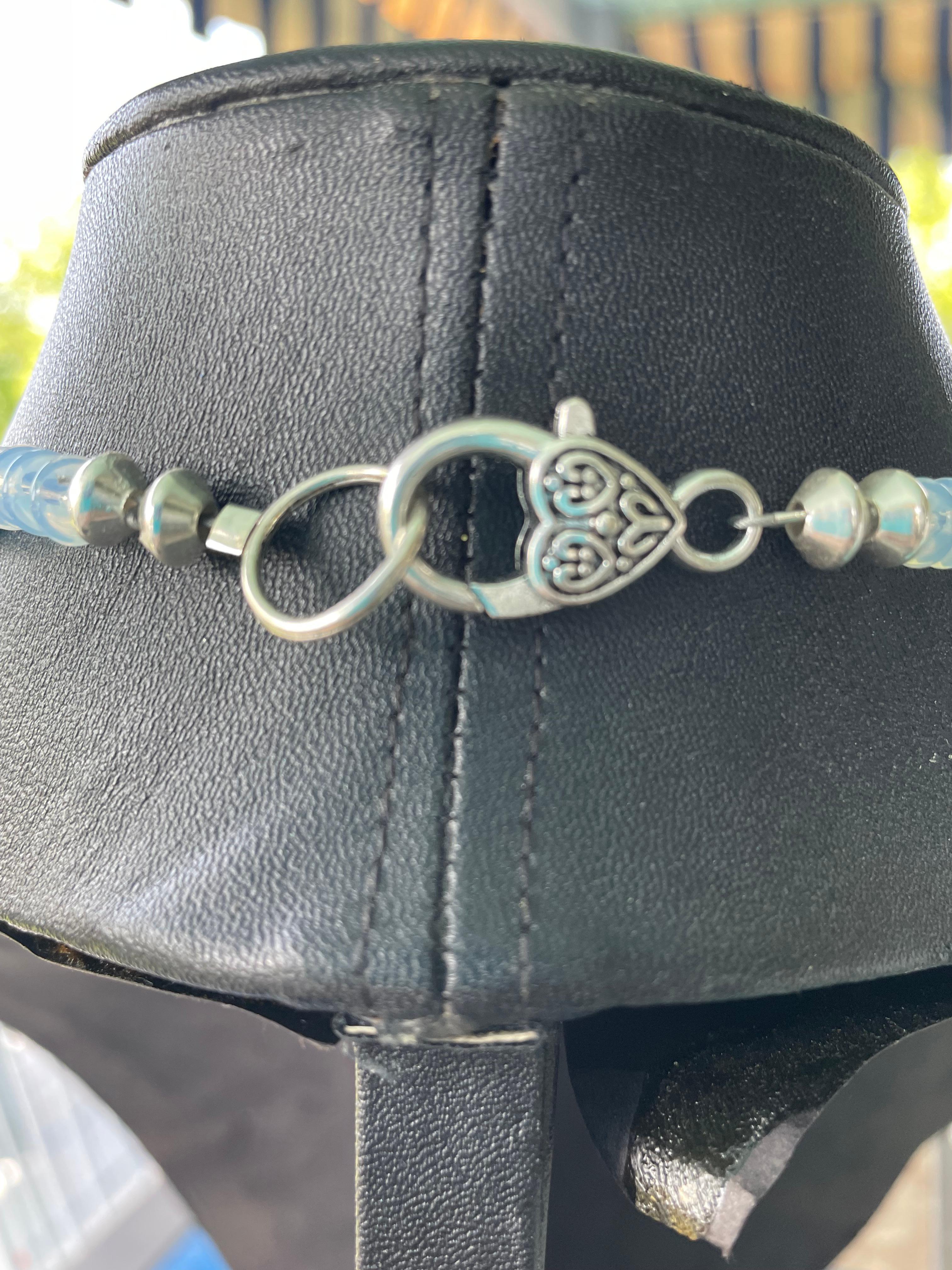 LB offre spilla floreale vintage in sterling, croce di turchese e agata, collana di cristallo in vendita 5