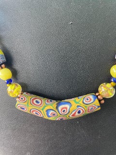 LB offers Vintage Venetian glass Trade beads vintage Czech crystal bead Necklace