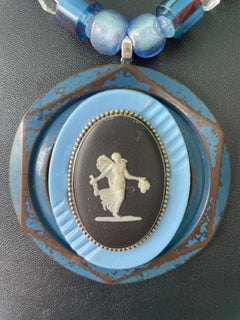 LB offers Wedgewood Jasperware brooch Bakelite buckles Chinese Crystal Necklace