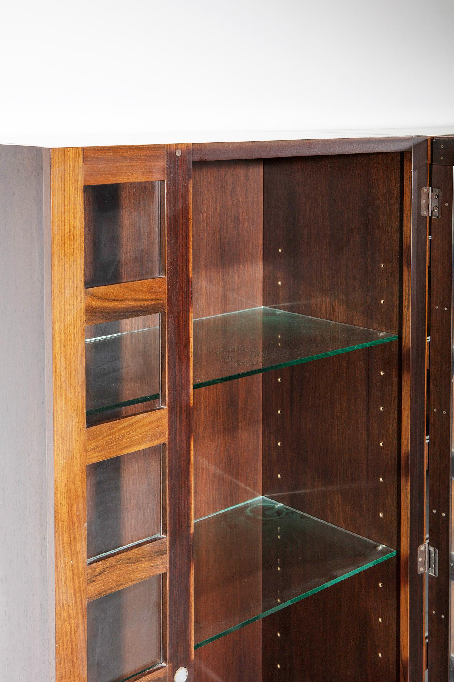 LB65 Vitrine by Marco Zanuso for Poggi, Italy, 1970s For Sale 4