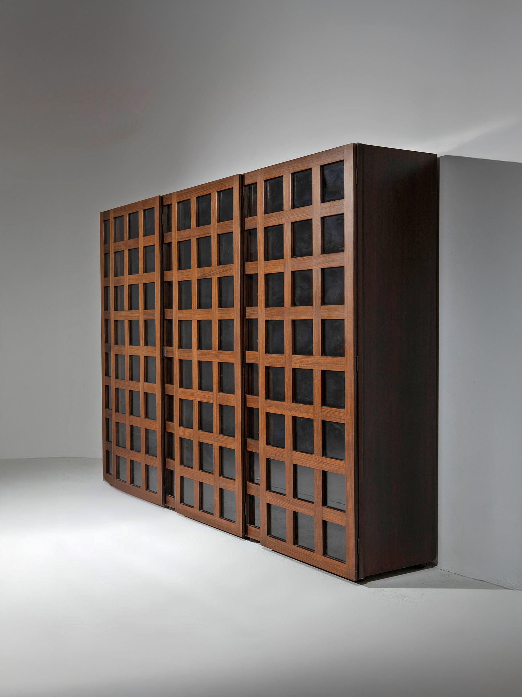 Italian LB65 Vitrine by Marco Zanuso for Poggi, Italy, 1970s For Sale