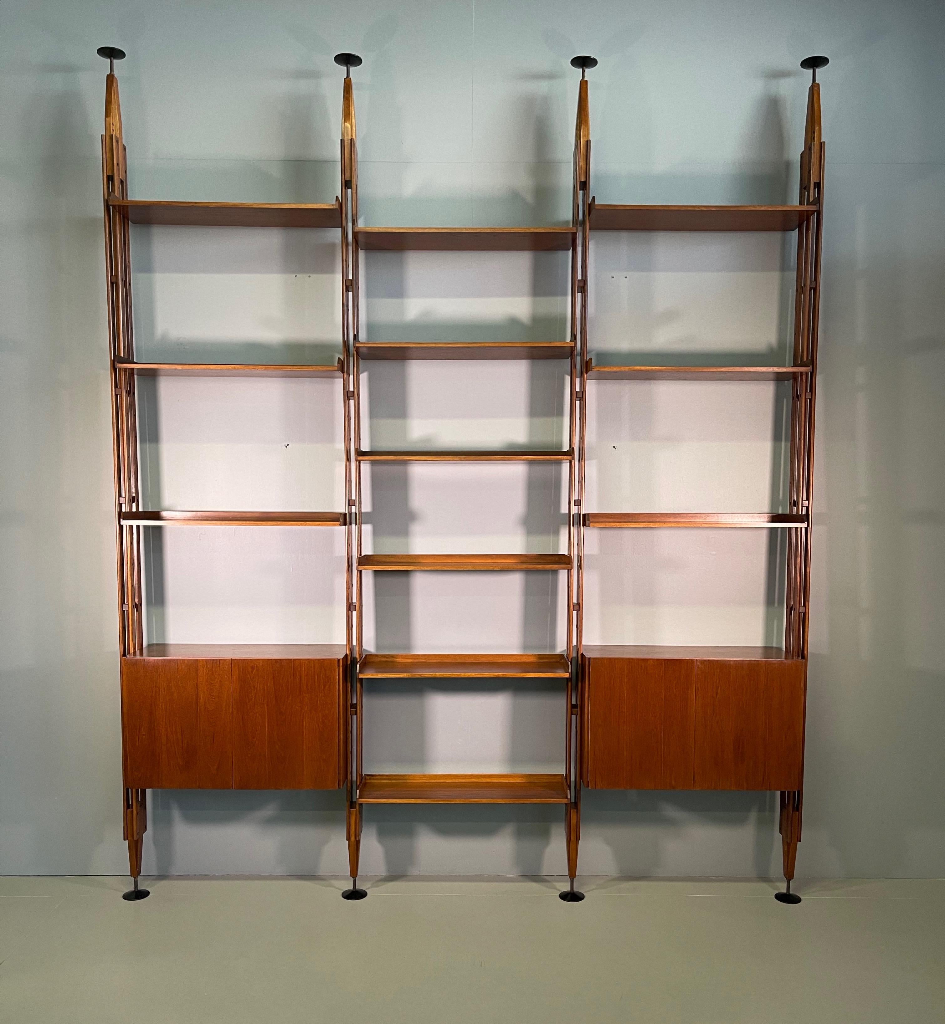 Lb7" Bookcase by Franco Albini for Poggi at 1stDibs