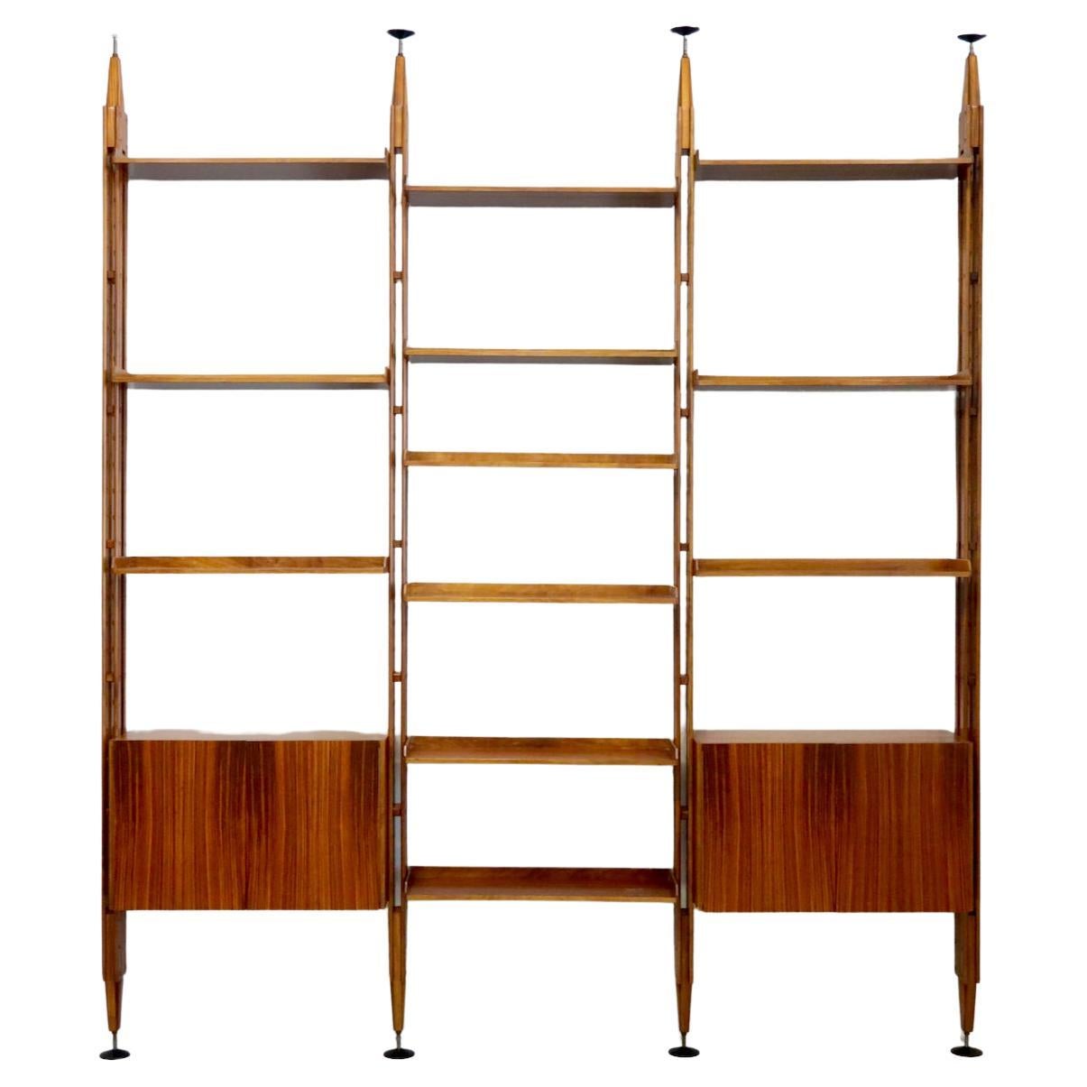 "Lb7" Bookcase by Franco Albini for Poggi Marked For Sale