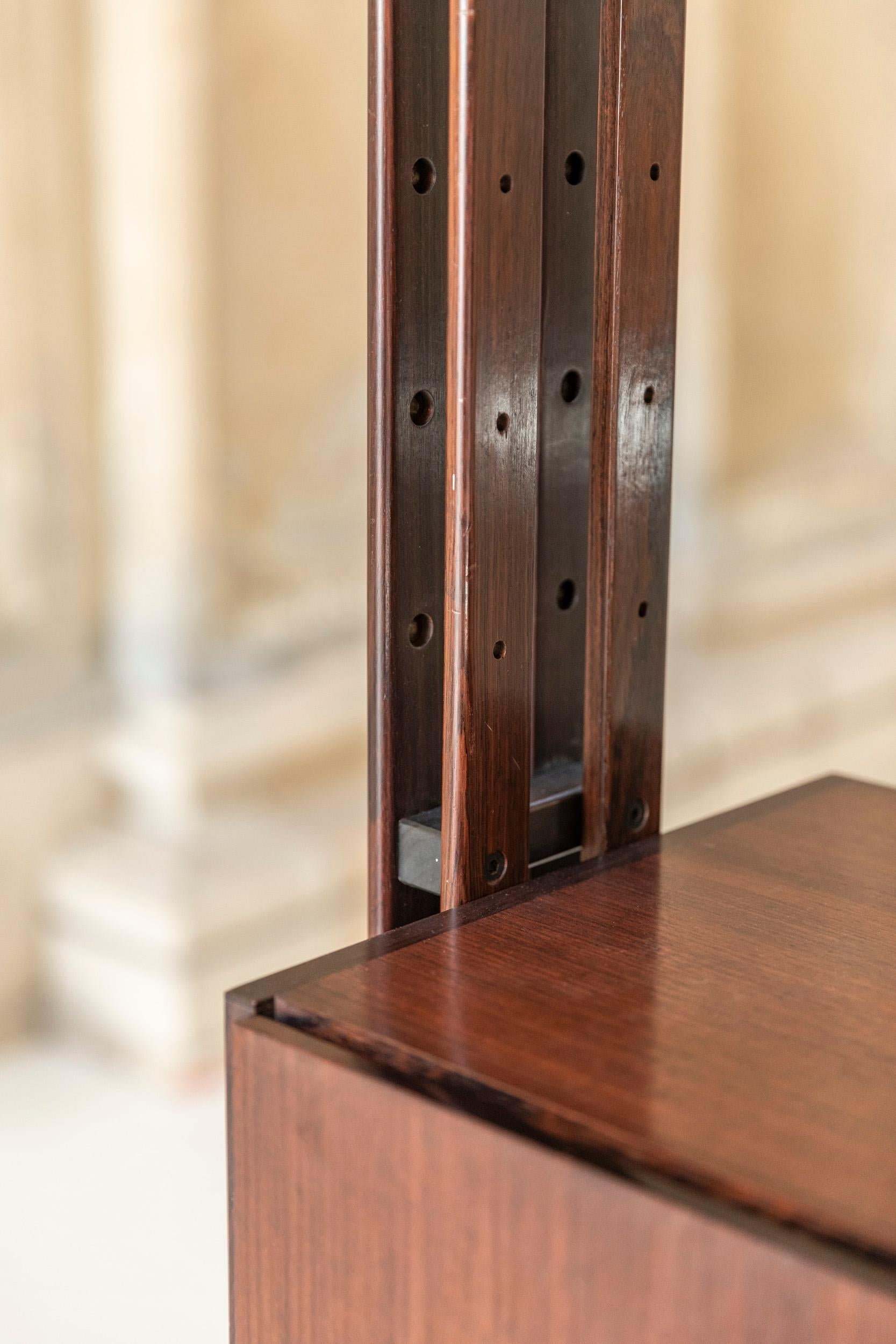 LB7 Modular Bookcase by Franco Albini for Poggi In Excellent Condition In Piacenza, Italy