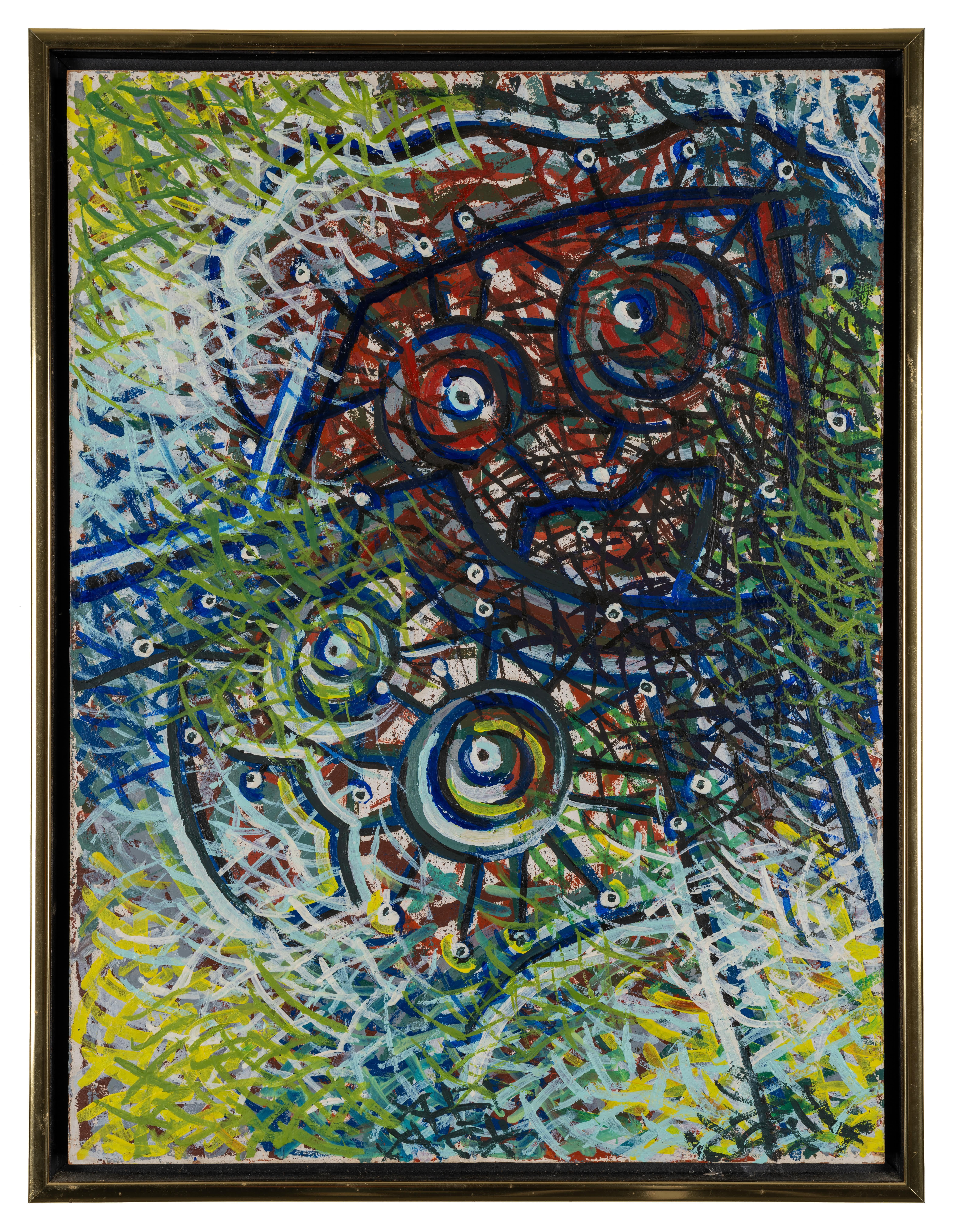 Líbero Badii Portrait Painting - Cuatro Ojos