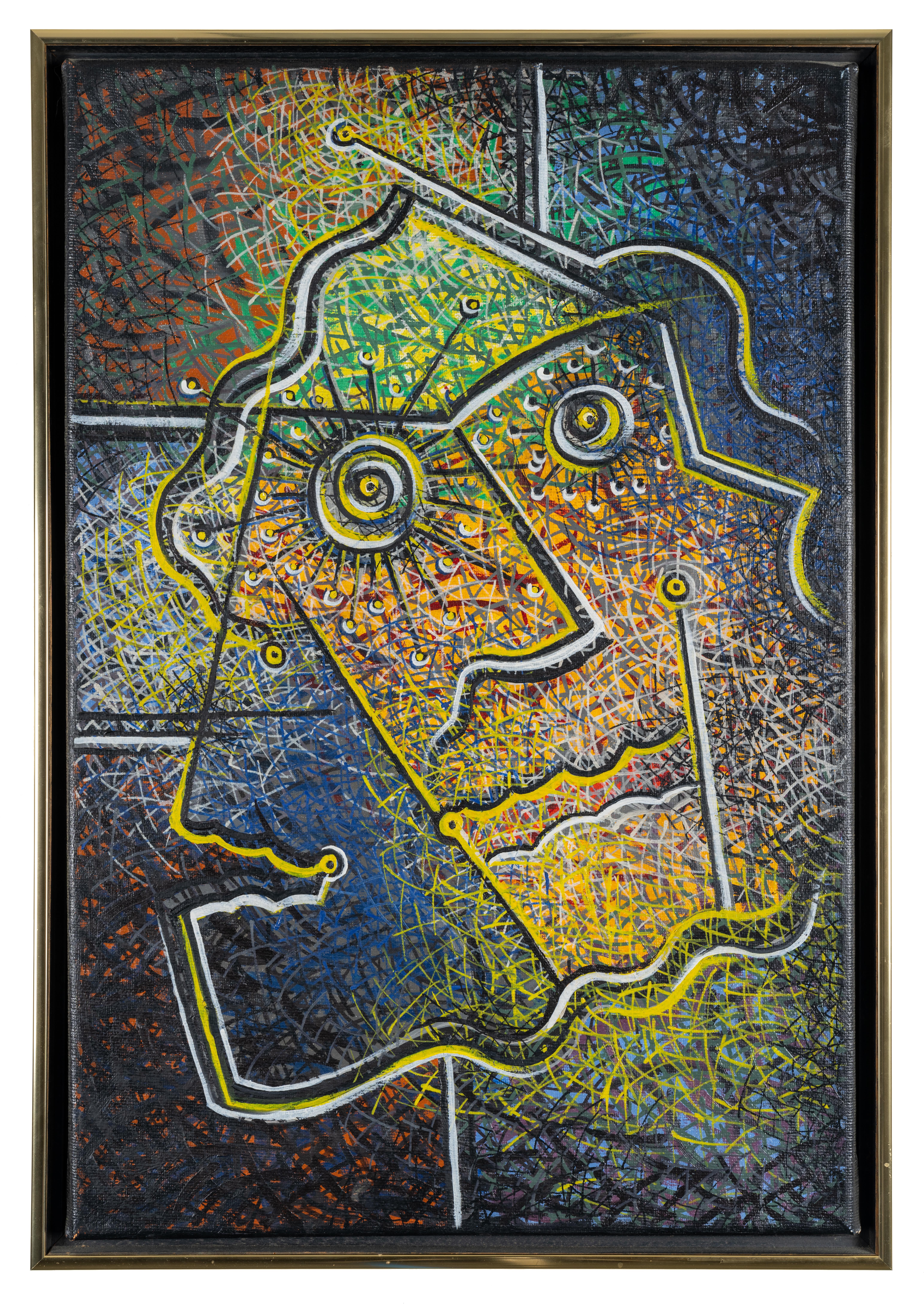 Líbero Badii Portrait Painting - Frente Y Perfil