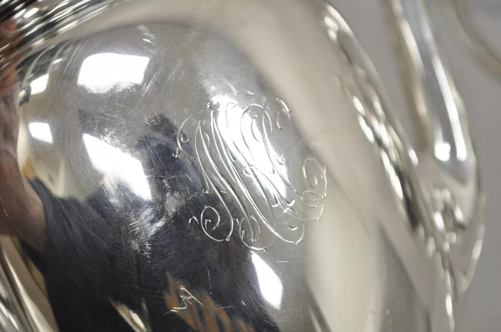 Sconosciuto LBS Co. 1849 Set da tè e caffè in stile edoardiano placcato in argento - 4 pezzi in vendita