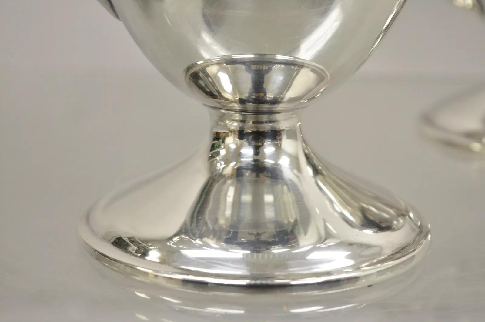 Placcato argento LBS Co. 1849 Set da tè e caffè in stile edoardiano placcato in argento - 4 pezzi in vendita