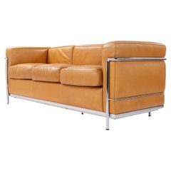 LC 3 three seater sofa by Le Corbusier