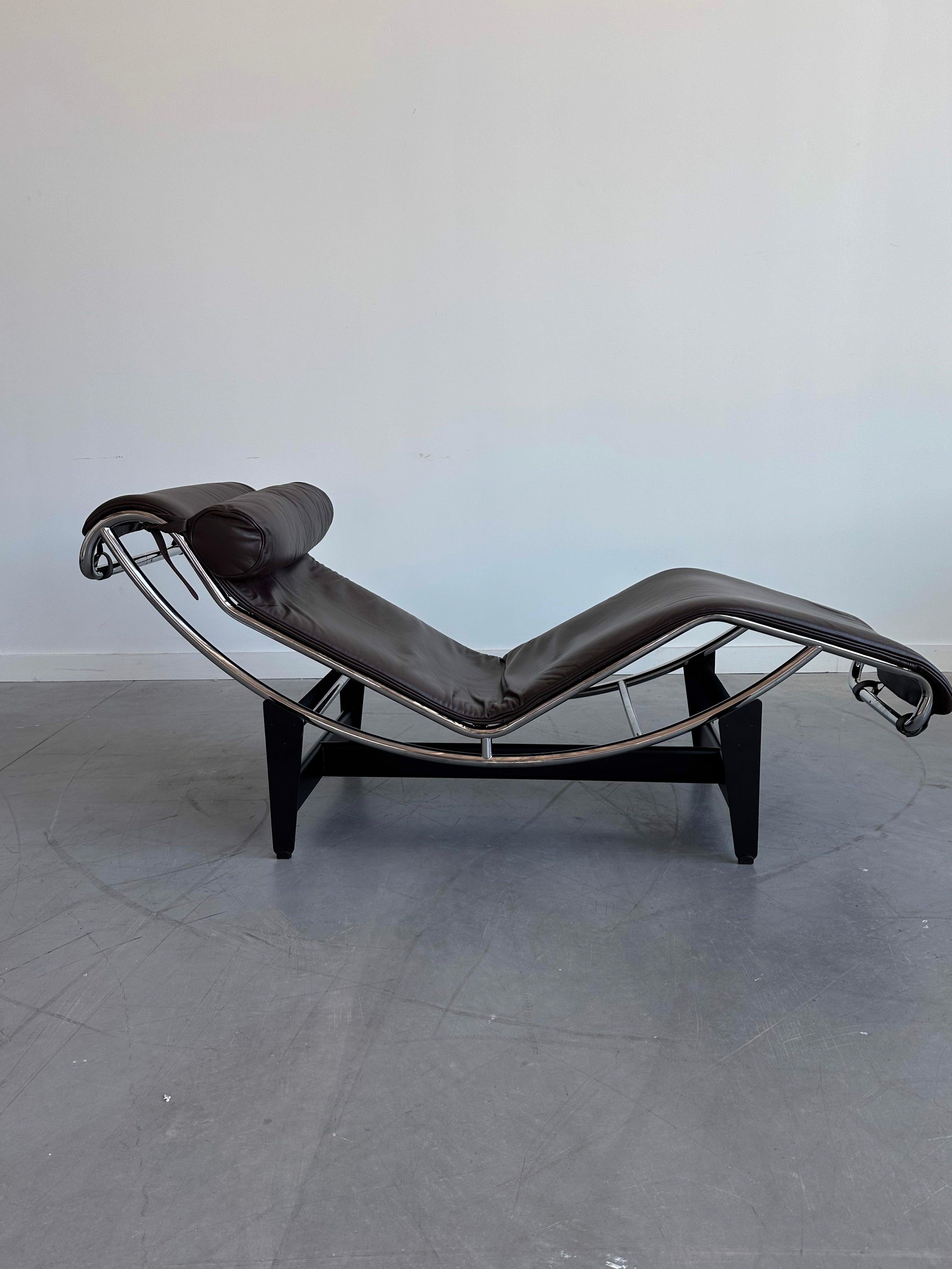 Italian LC 4 Lounge Chair By Le Corbusier For Cassina