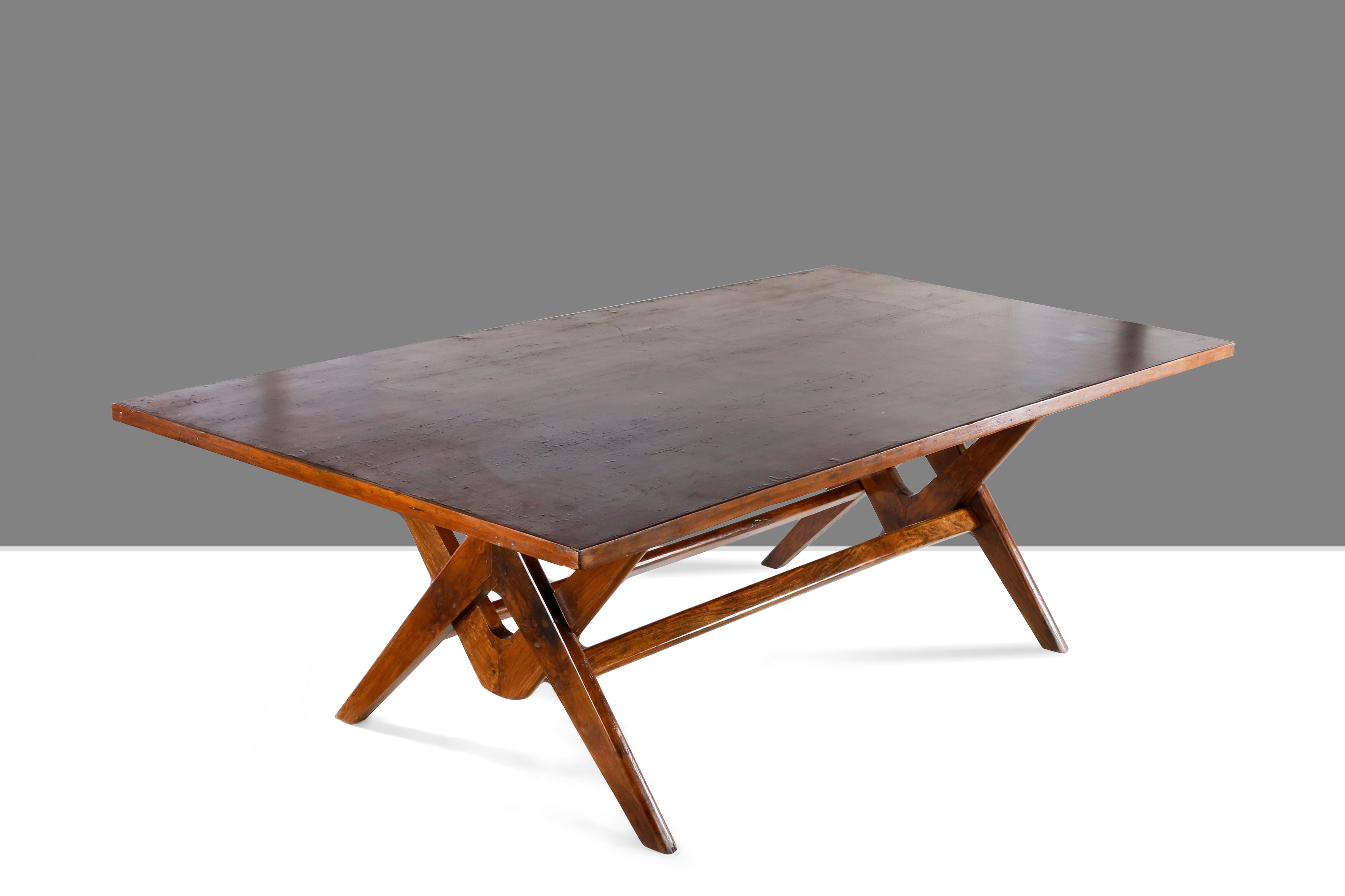 Modern 'LC/PJ-TAT-14-A' Original Conference Table by Pierre Jeanneret and Le Corbusier